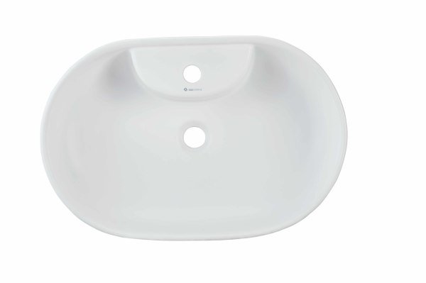 Knidos 60 cm Lavabo (B.Delikli)-Mat Beyaz