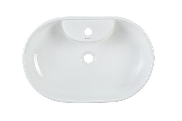Knidos 60 cm Lavabo (B.Delikli)-Beyaz