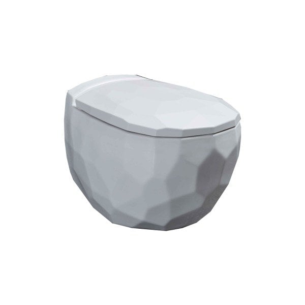 Diamas Asma Klozet (Tah.Delikli)+Soft Close Kapak-Beyaz