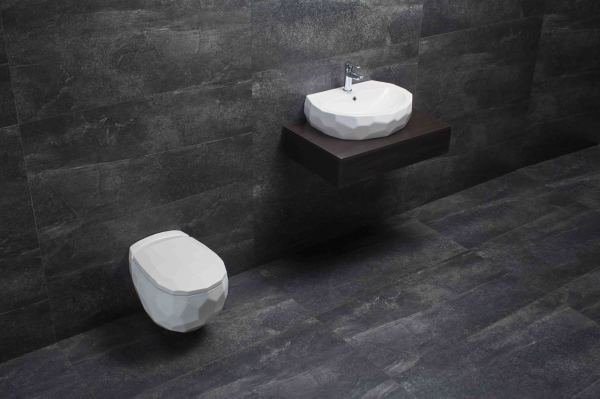 Diamas Beyaz 61 cm Batarya Delikli Lavabo